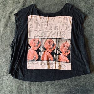 AllSaints black graphic tee.